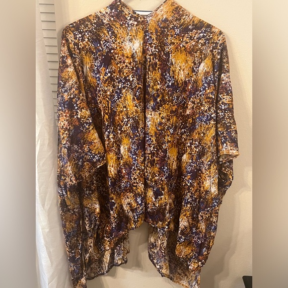 Purple & Gold Bohemian wrap - Picture 2 of 3